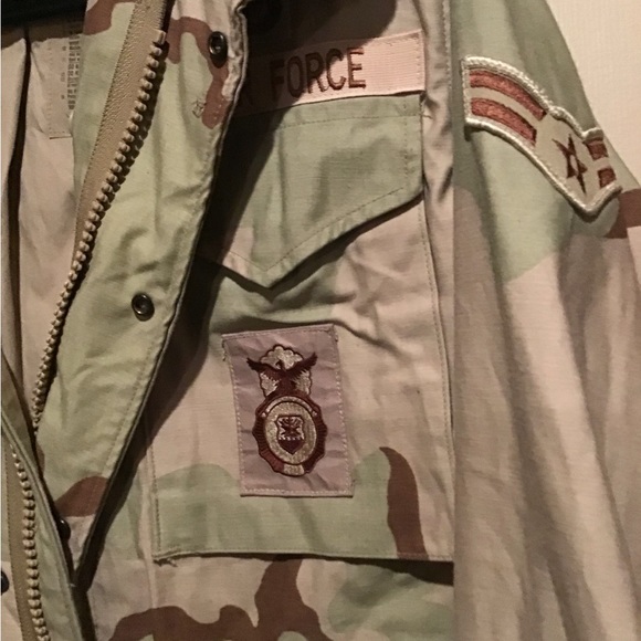 Field Jacket US Military Issue Three Tone Desert Camouflage - Picture 14 of 16